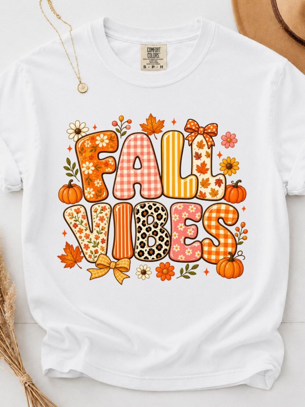 Fall Vibes Graphic T-Shirt